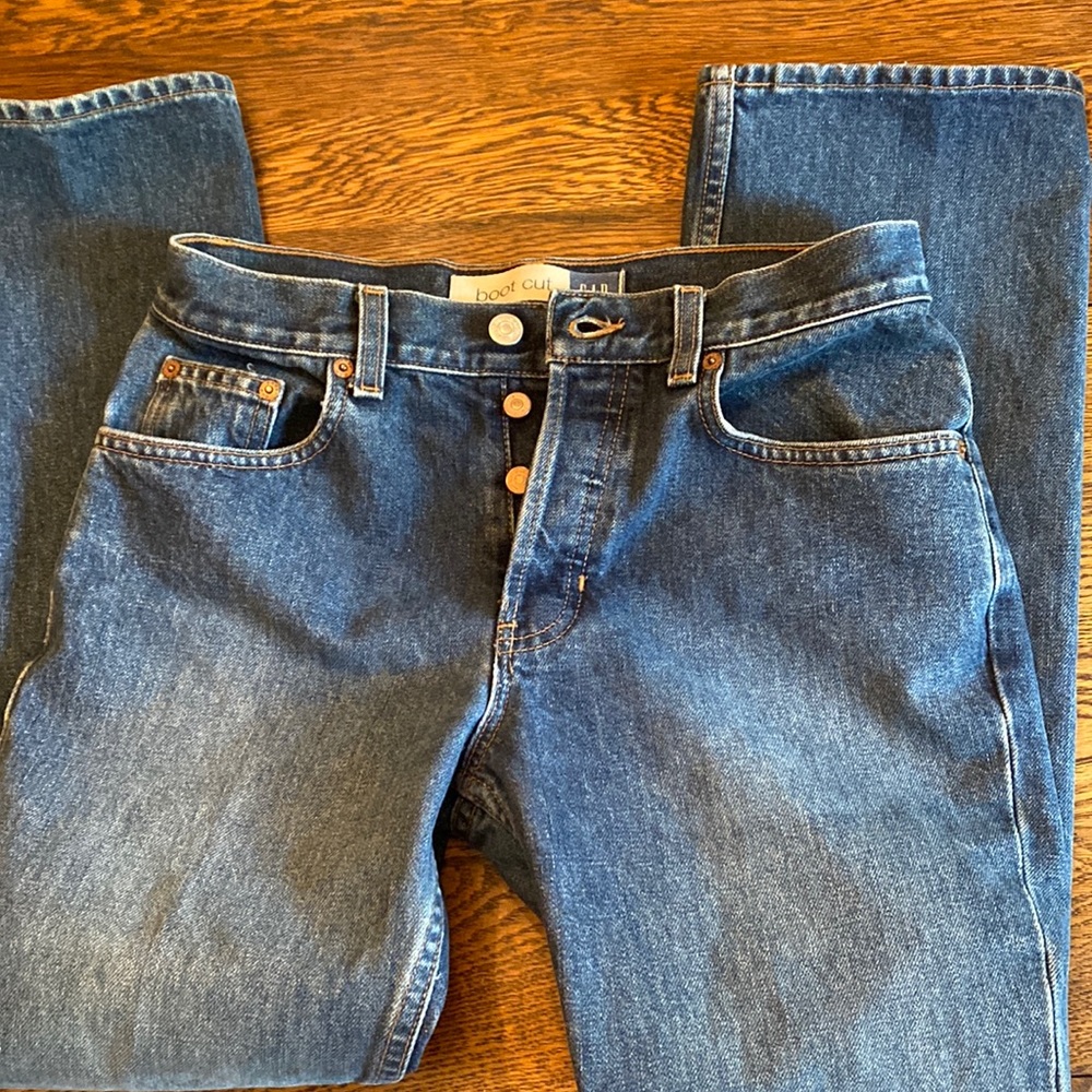 Boot Cut Button Fly 5 Pocket Gap Jeans